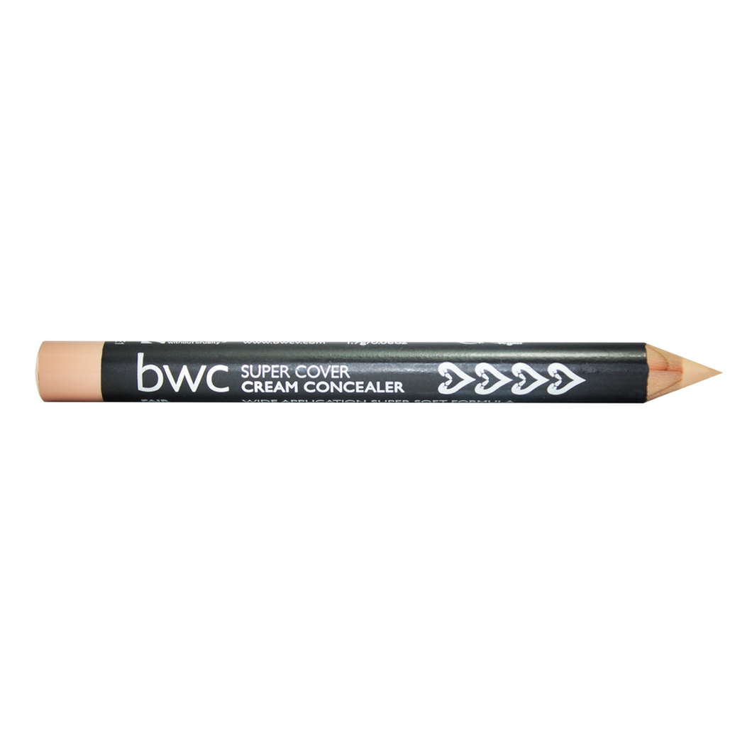 Beauty Without Cruelty supercover cream concealer pencil - fair. Vegan and cruelty-free. Available at Lovethical along with plenty of other vegan and cruelty-free beauty products, makeup, make up, toiletries and cosmetics for all your gift and present needs. 