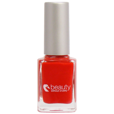 Beauty Without Cruelty high gloss nail polish, red flame 13. Vegan and cruelty-free. Available at Lovethical along with plenty of other vegan and cruelty-free beauty products, makeup, make up, toiletries and cosmetics for all your gift and present needs. 