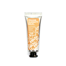 Load image into Gallery viewer, Fruu orange almighty balm. Vegan and cruelty-free. Available at Lovethical along with plenty of other vegan and cruelty-free beauty products, makeup, make up, toiletries and cosmetics for all your gift and present needs. 
