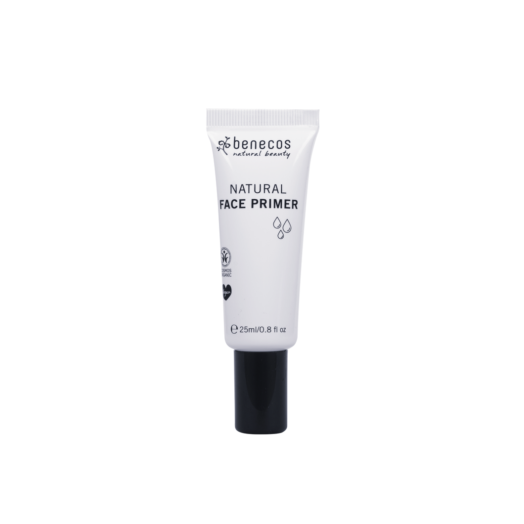 benecos natural face primer tube. Vegan and cruelty-free. Available at Lovethical along with plenty of other vegan and cruelty-free beauty products, makeup, make up, toiletries and cosmetics for all your gift and present needs. 