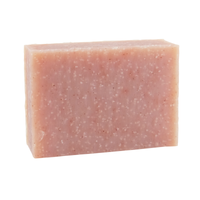 Friendly Soap rose geranium soap unboxed. Vegan and cruelty-free. Available at Lovethical along with plenty of other vegan and cruelty-free beauty products, makeup, make up, toiletries and cosmetics for all your gift and present needs. 