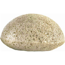 Load image into Gallery viewer, The Konjac Sponge Company Mini Pore Refiner Rabbit With Green Tea. Picture shows a close up of the konjac sponge. Vegan and cruelty-free. Available at Lovethical along with plenty of other vegan and cruelty-free beauty products, makeup, make up, toiletries and cosmetics for all your gift and present needs. 
