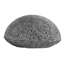 Load image into Gallery viewer, The Konjac Sponge Company Mini Pore Refiner Sloth With Bamboo and Charcoal. Picture shows a close up of the konjac sponge. Vegan and cruelty-free. Available at Lovethical along with plenty of other vegan and cruelty-free beauty products, makeup, make up, toiletries and cosmetics for all your gift and present needs. 
