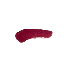 Load image into Gallery viewer, Colour swatch of benecos natural matte liquid lipstick - bloody berry. Vegan and cruelty-free. Available at Lovethical along with plenty of other vegan and cruelty-free beauty products, makeup, make up, toiletries and cosmetics for all your gift and present needs. 
