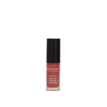 Load image into Gallery viewer, Pot of benecos natural matte liquid lipstick - rosewood romance. Vegan and cruelty-free. Available at Lovethical along with plenty of other vegan and cruelty-free beauty products, makeup, make up, toiletries and cosmetics for all your gift and present needs. 
