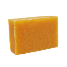 Load image into Gallery viewer, Friendly Soap orange and grapefruit soap unboxed. Vegan and cruelty-free. Available at Lovethical along with plenty of other vegan and cruelty-free beauty products, makeup, make up, toiletries and cosmetics for all your gift and present needs. 
