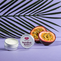 Pura Cosmetics passionfruit martini lip balm. Vegan and cruelty-free. Available at Lovethical along with plenty of other vegan and cruelty-free beauty products, makeup, make up, toiletries and cosmetics for all your gift and present needs. 