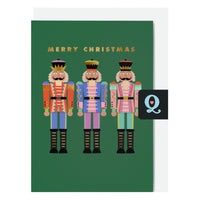 Quinn and Quill Nutcracker Christmas Card. Vegan and cruelty-free. Available at Lovethical along with plenty of other vegan and cruelty-free beauty products, makeup, make up, toiletries and cosmetics for all your gift and present needs. 
