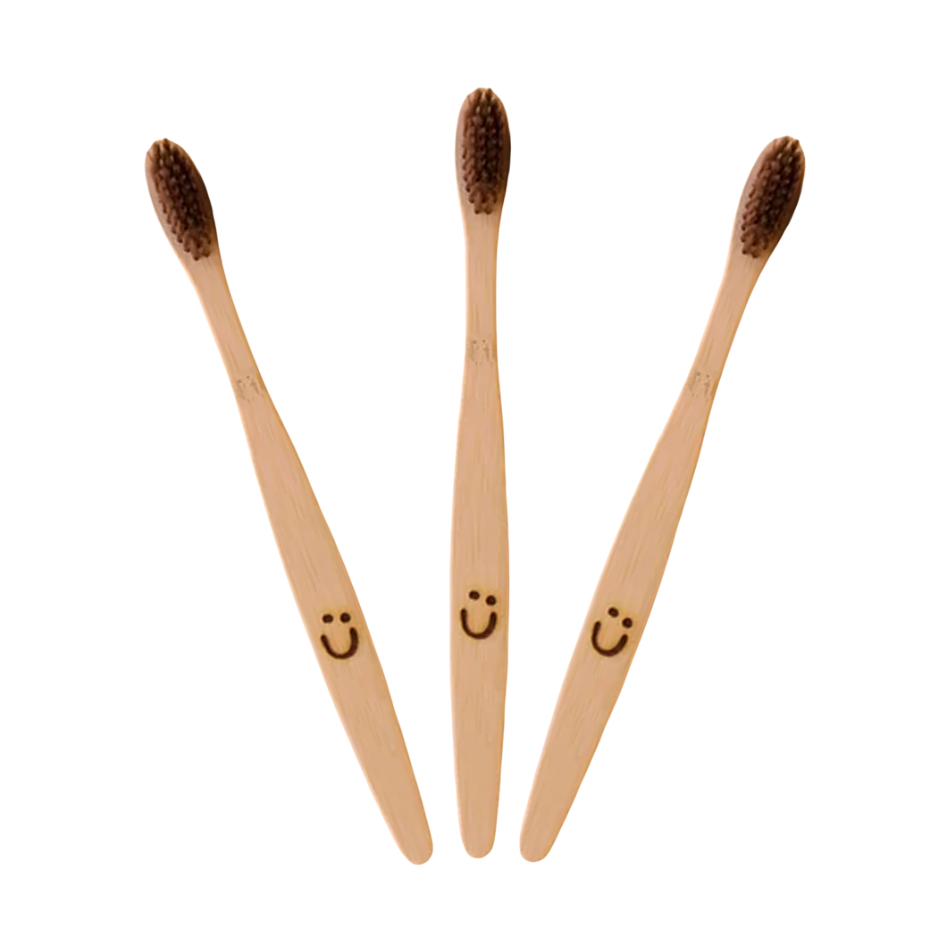 Moonie bamboo toothbrush. Vegan, cruelty-free and plastic-free. Available at Lovethical along with plenty of other vegan and cruelty-free beauty products, makeup, make up, toiletries and cosmetics for all your gift and present needs. 