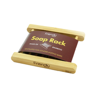 Friendly Soap bamboo soap rack boxed. Vegan and cruelty-free. Available at Lovethical along with plenty of other vegan and cruelty-free beauty products, makeup, make up, toiletries and cosmetics for all your gift and present needs. 