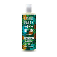 Faith in Nature Coconut Conditioner Vegan and cruelty-free. Available at Lovethical along with plenty of other vegan and cruelty-free beauty products, makeup, make up, toiletries and cosmetics for all your gift and present needs. 