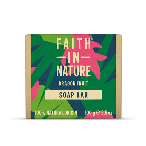 Faith in Nature Dragon Fruit Soap Vegan and cruelty-free. Available at Lovethical along with plenty of other vegan and cruelty-free beauty products, makeup, make up, toiletries and cosmetics for all your gift and present needs. 