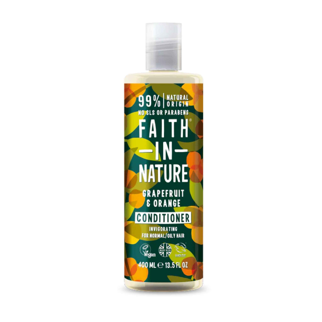 Faith in Nature Grapefruit And Orange Conditioner Vegan and cruelty-free. Available at Lovethical along with plenty of other vegan and cruelty-free beauty products, makeup, make up, toiletries and cosmetics for all your gift and present needs. 