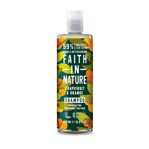 Faith in Nature Grapefruit And Orange Shampoo Vegan and cruelty-free. Available at Lovethical along with plenty of other vegan and cruelty-free beauty products, makeup, make up, toiletries and cosmetics for all your gift and present needs. 