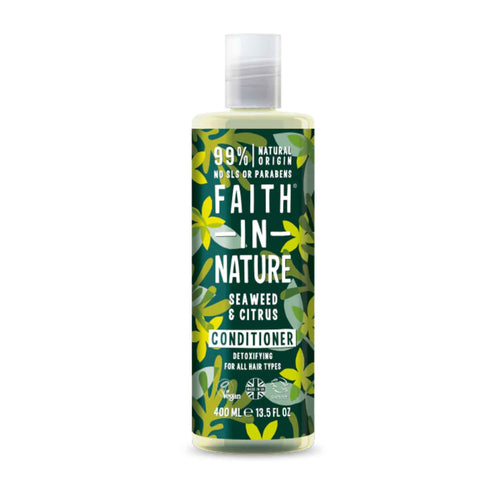 Faith in Nature Seaweed And Citrus Conditioner Vegan and cruelty-free. Available at Lovethical along with plenty of other vegan and cruelty-free beauty products, makeup, make up, toiletries and cosmetics for all your gift and present needs. 