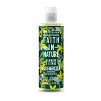 Faith in Nature Seaweed And Citrus Conditioner Vegan and cruelty-free. Available at Lovethical along with plenty of other vegan and cruelty-free beauty products, makeup, make up, toiletries and cosmetics for all your gift and present needs. 