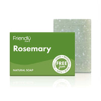 Friendly Soap rosemary soap. Vegan and cruelty-free. Available at Lovethical along with plenty of other vegan and cruelty-free beauty products, makeup, make up, toiletries and cosmetics for all your gift and present needs. 