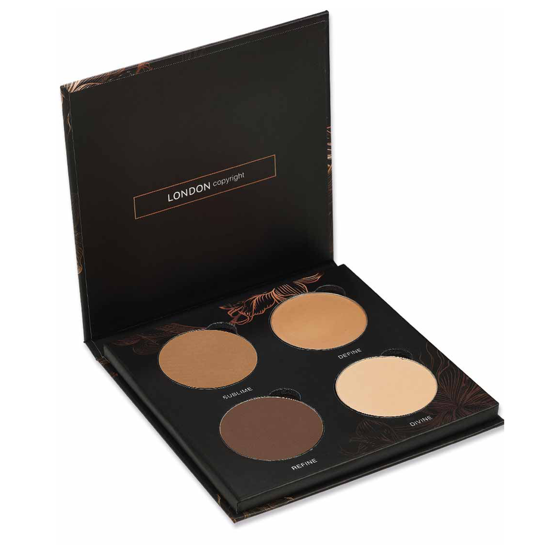 London Copyright Contour Palette. Vegan and cruelty-free. Available at Lovethical along with plenty of other vegan and cruelty-free beauty products, makeup, make up, toiletries and cosmetics for all your gift and present needs. 