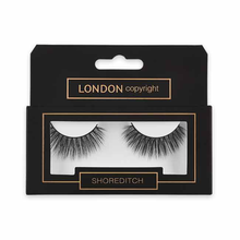 Load image into Gallery viewer, London Copyright Eyelashes - Shoreditch boxed. Vegan and cruelty-free. Available at Lovethical along with plenty of other vegan and cruelty-free beauty products, makeup, make up, toiletries and cosmetics for all your gift and present needs. 
