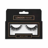London Copyright Eyelashes - West End boxed. Vegan and cruelty-free. Available at Lovethical along with plenty of other vegan and cruelty-free beauty products, makeup, make up, toiletries and cosmetics for all your gift and present needs. 